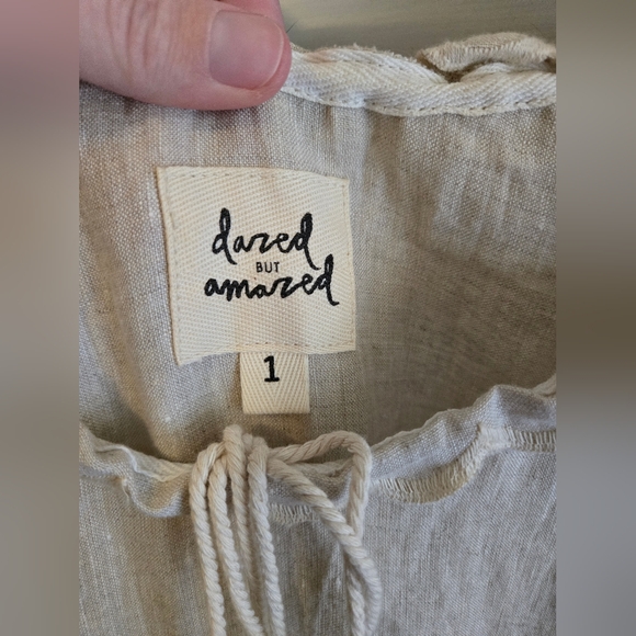Dazed But Amazed Linen Dress - Picture 4 of 4